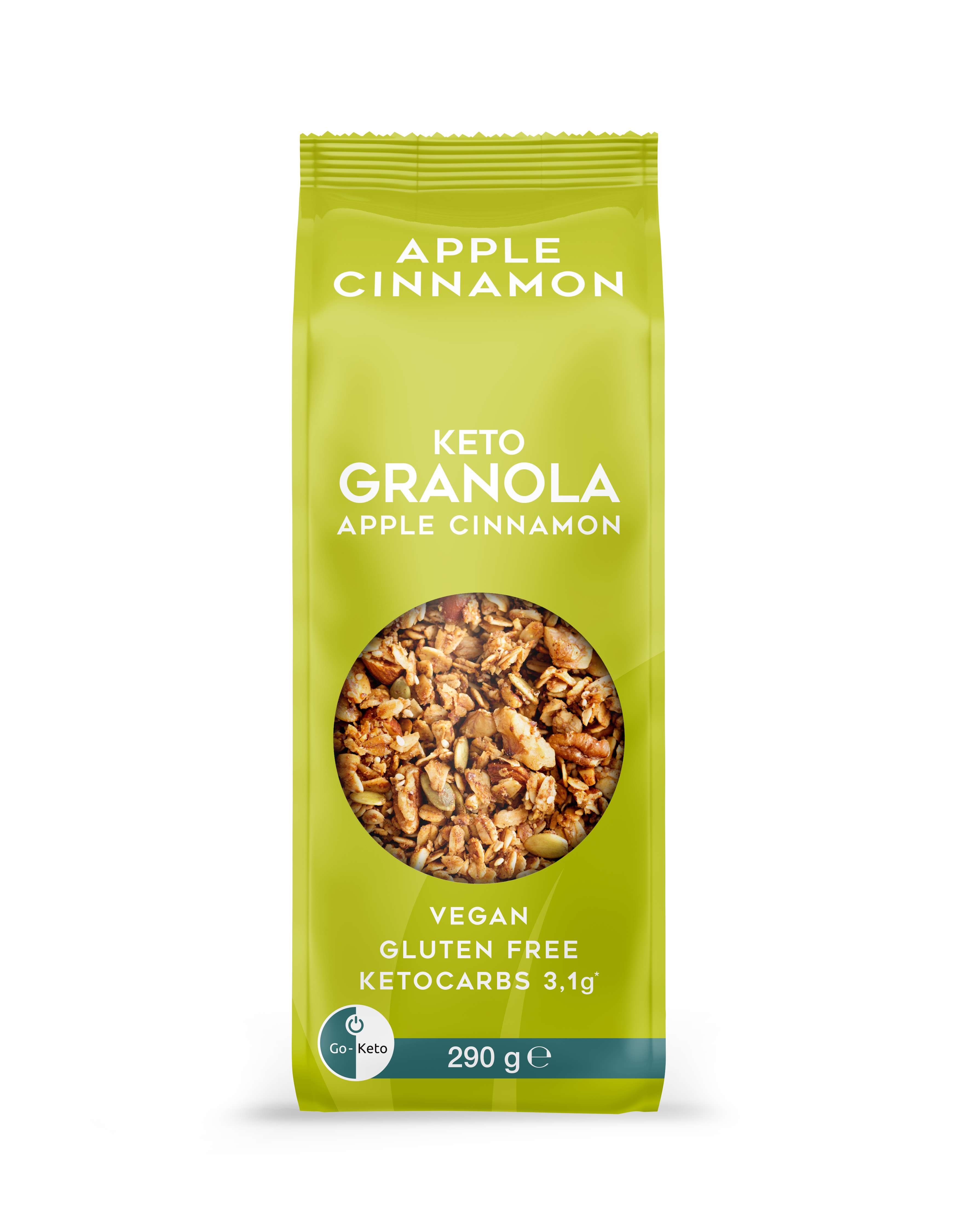 Go-Keto Granola - Apple Cinnamon 290g x9