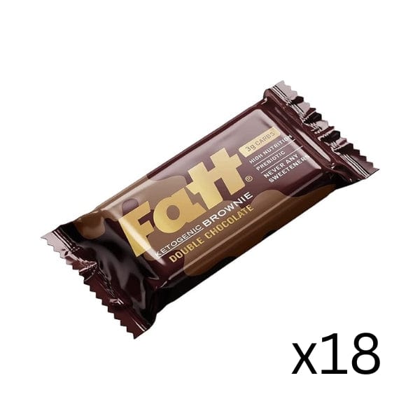 Live Fatt Keto Brownie Double Chocolate Live Fatt 40g x18 01900025 Vital20