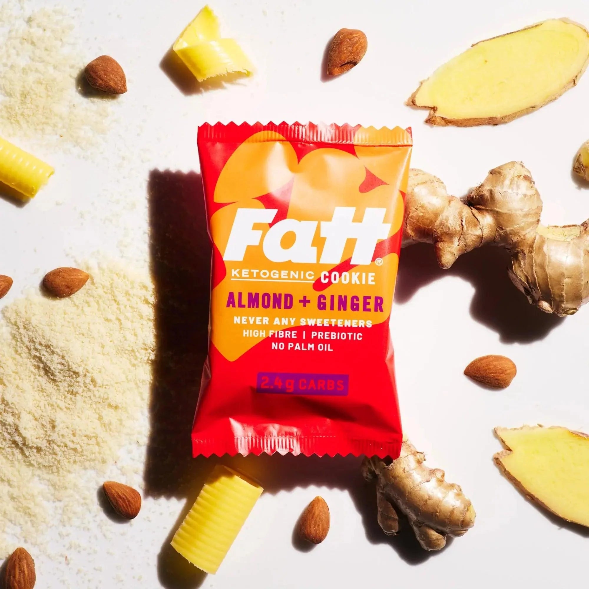 Live Fatt Keto Cookie Almond Ginger Live Fatt 30g 01900010 Vital20