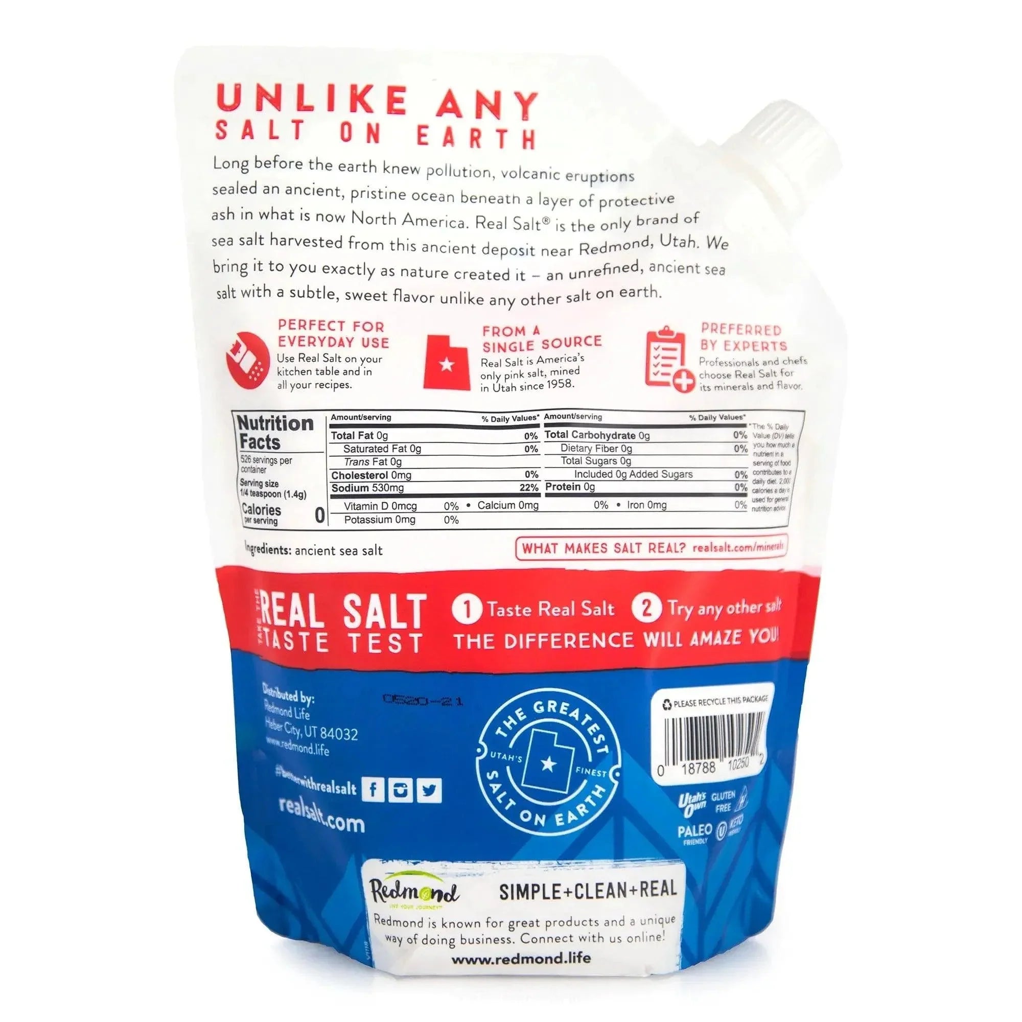 Real Salt Real Salt Fine Pouch 737g 03400045 Vital20