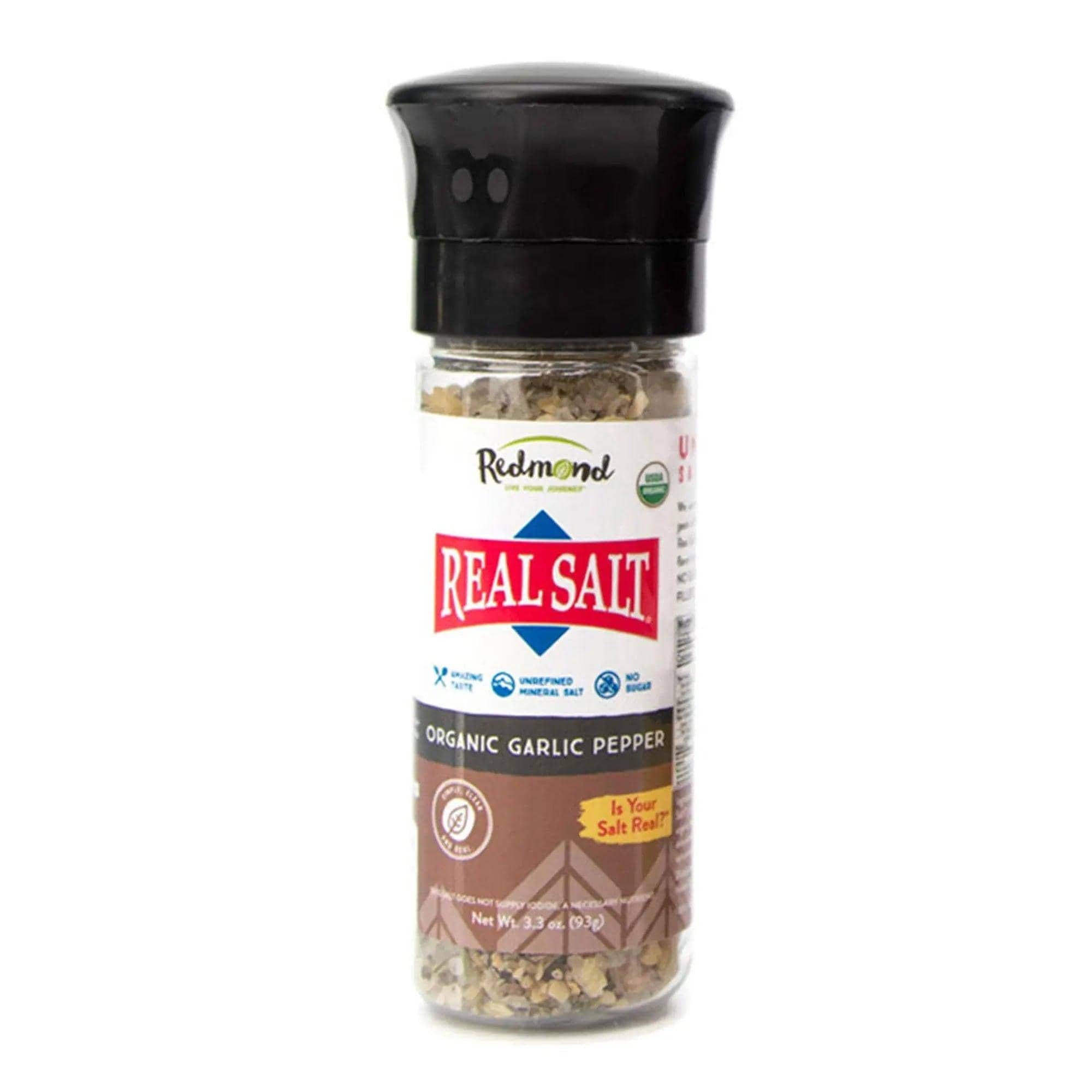 Real Salt Real Salt Garlic Pepper Grinder Real Salt 93g 03400003 Vital20