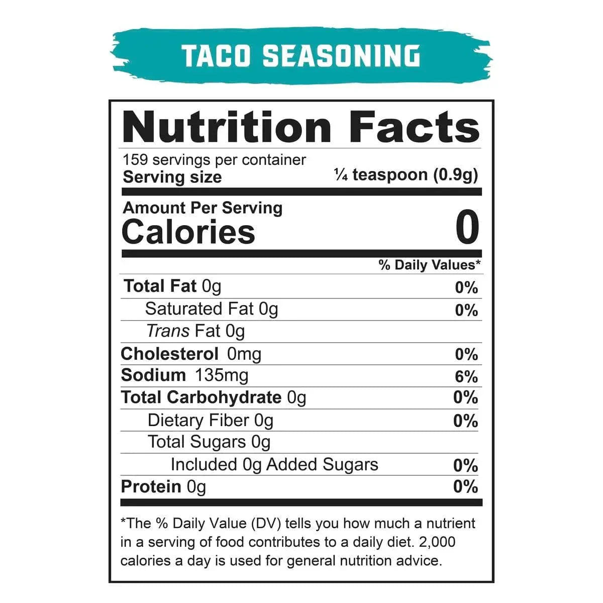 Real Salt Real Salt Seasonings Taco Shaker 125g 03400025 Vital20