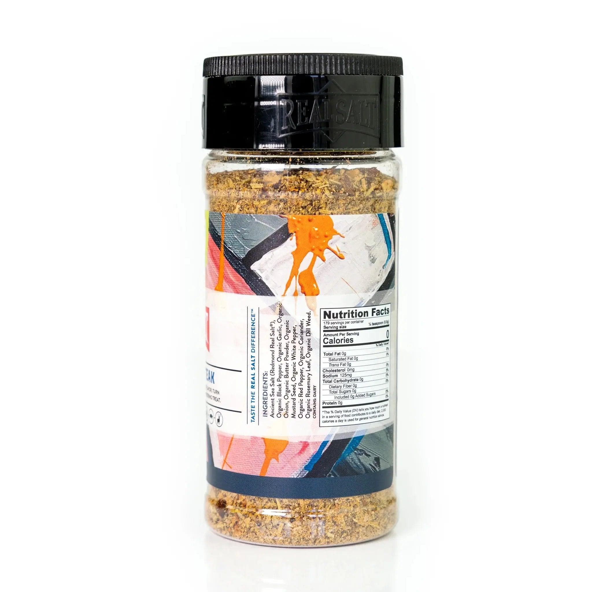 Real Salt Real Salt Seasonings Wasatch Steak Shaker 150g 03400027 Vital20