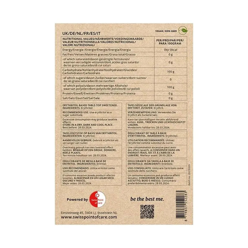 Erythritol Premium Sweetener Go-Keto 800g go-keto  P-GKERY-800
