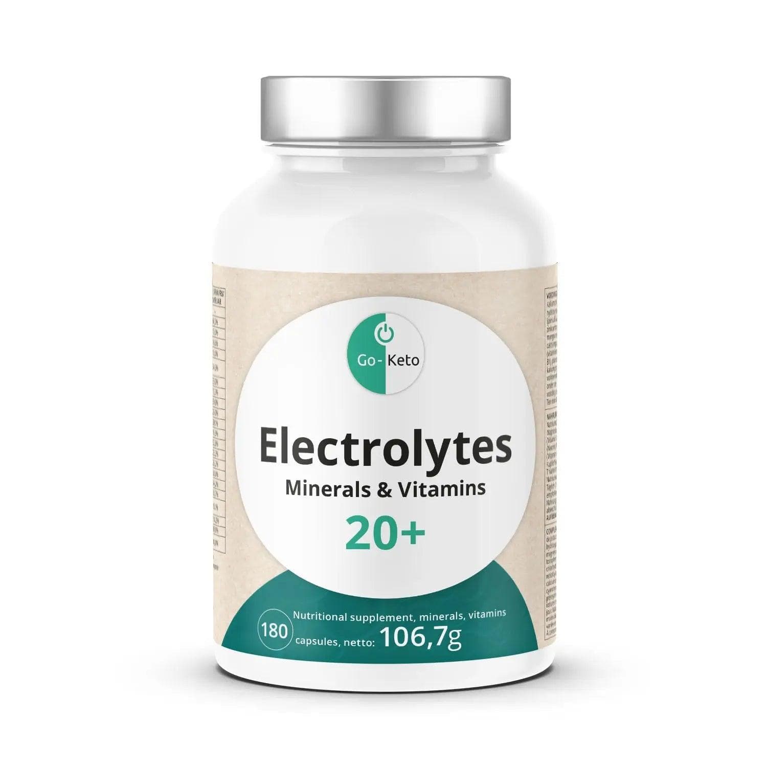 Go-Keto 20+ Electrolytes Minerals Vitamins Go-Keto x180 P-GK-180ELC Vital20