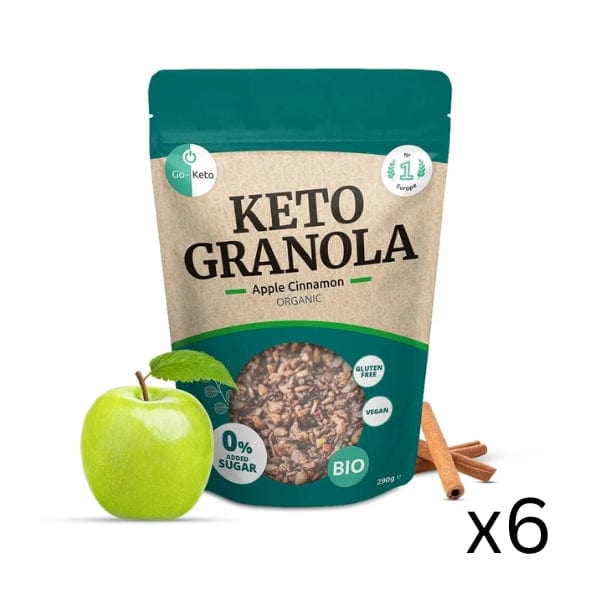 Go-Keto Bio Keto Granola Apple Cinnamon Go-Keto 290g x6 O-GK-GRAC-65 Vital20