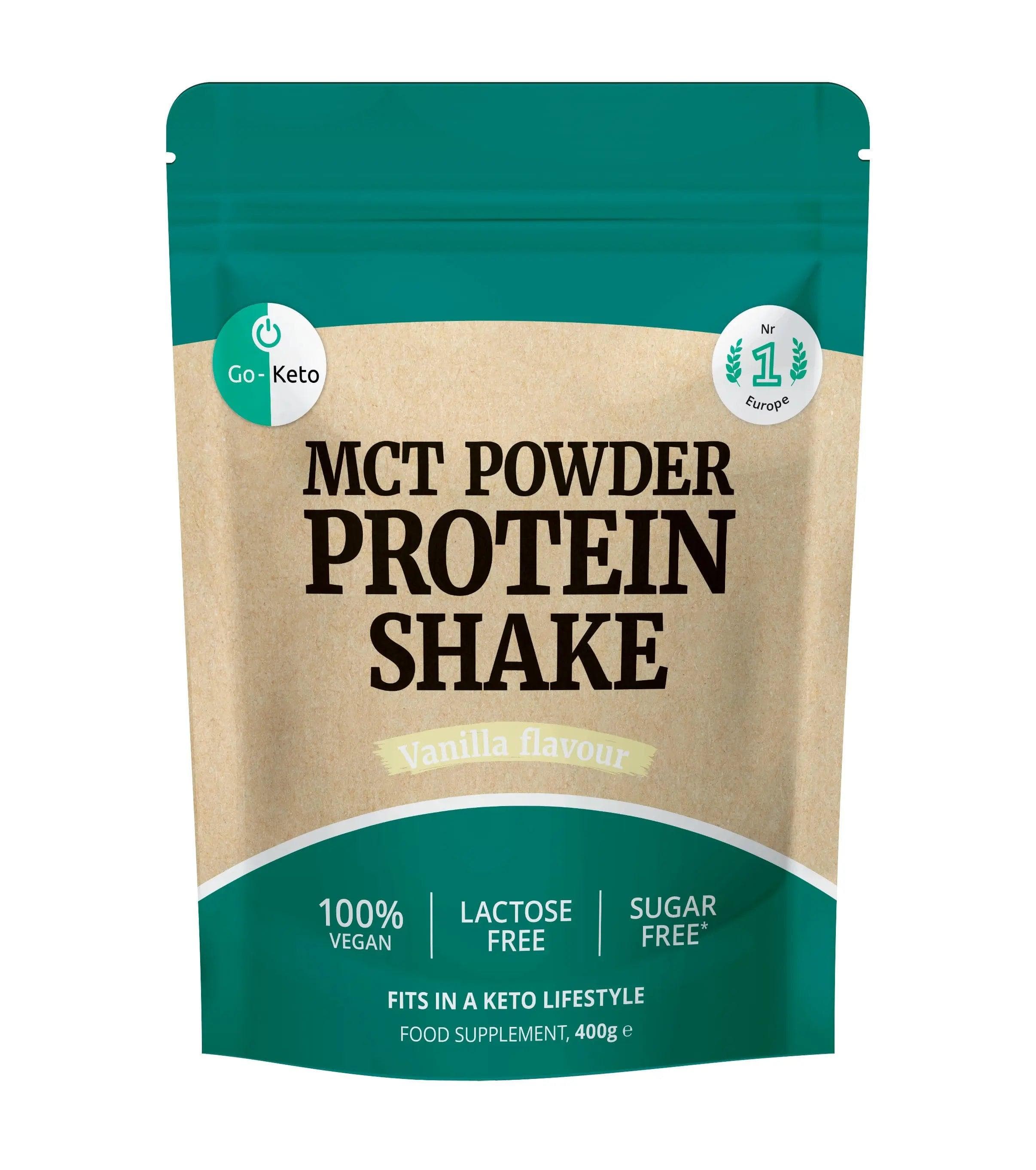 Go-Keto MCT Powder Protein Shake Vanilla Go-Keto 400g P-GK-VAN-379 Vital20