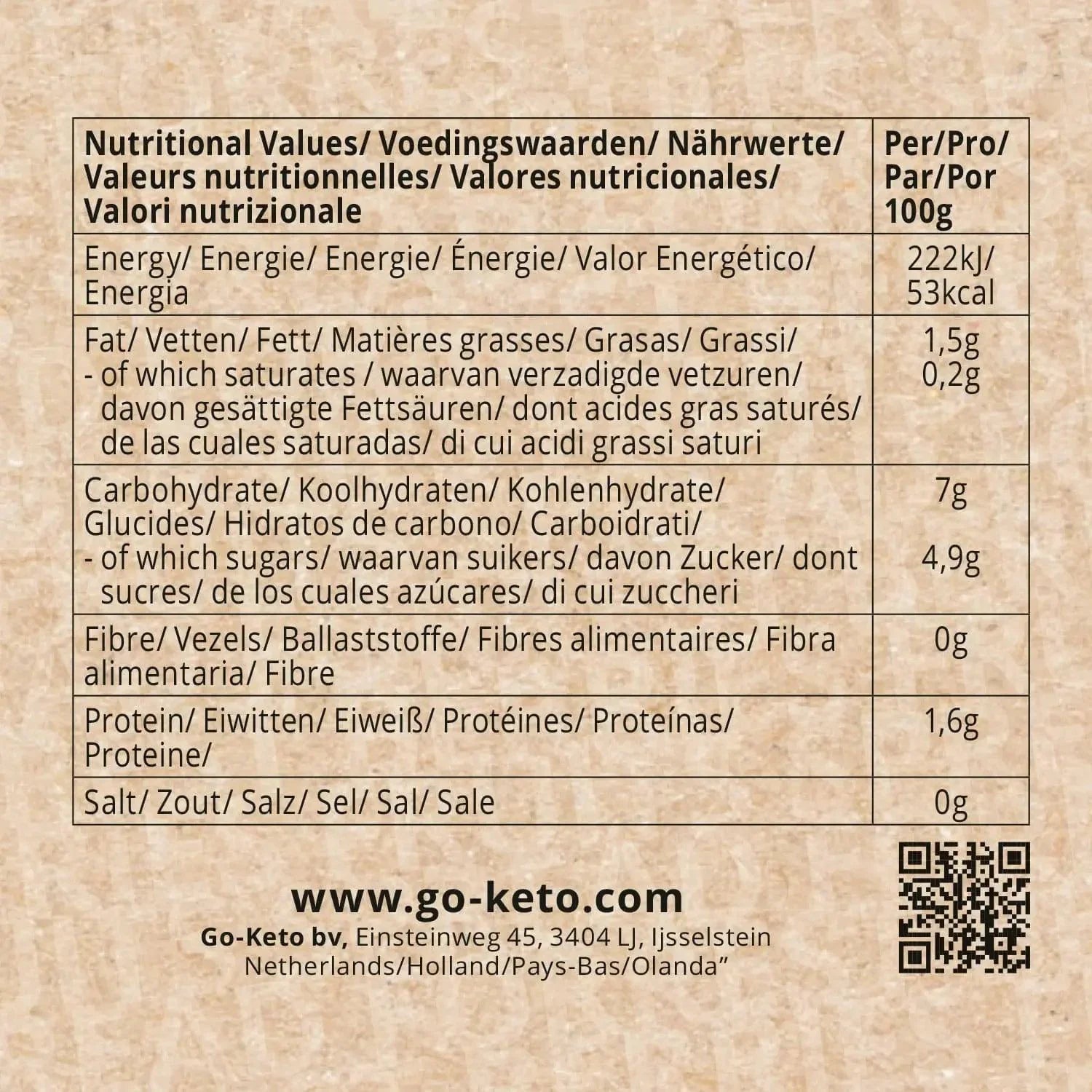 Keto Fruit Spread Forest Berries Go-Keto 200g go-keto  P-GKFSFB-26
