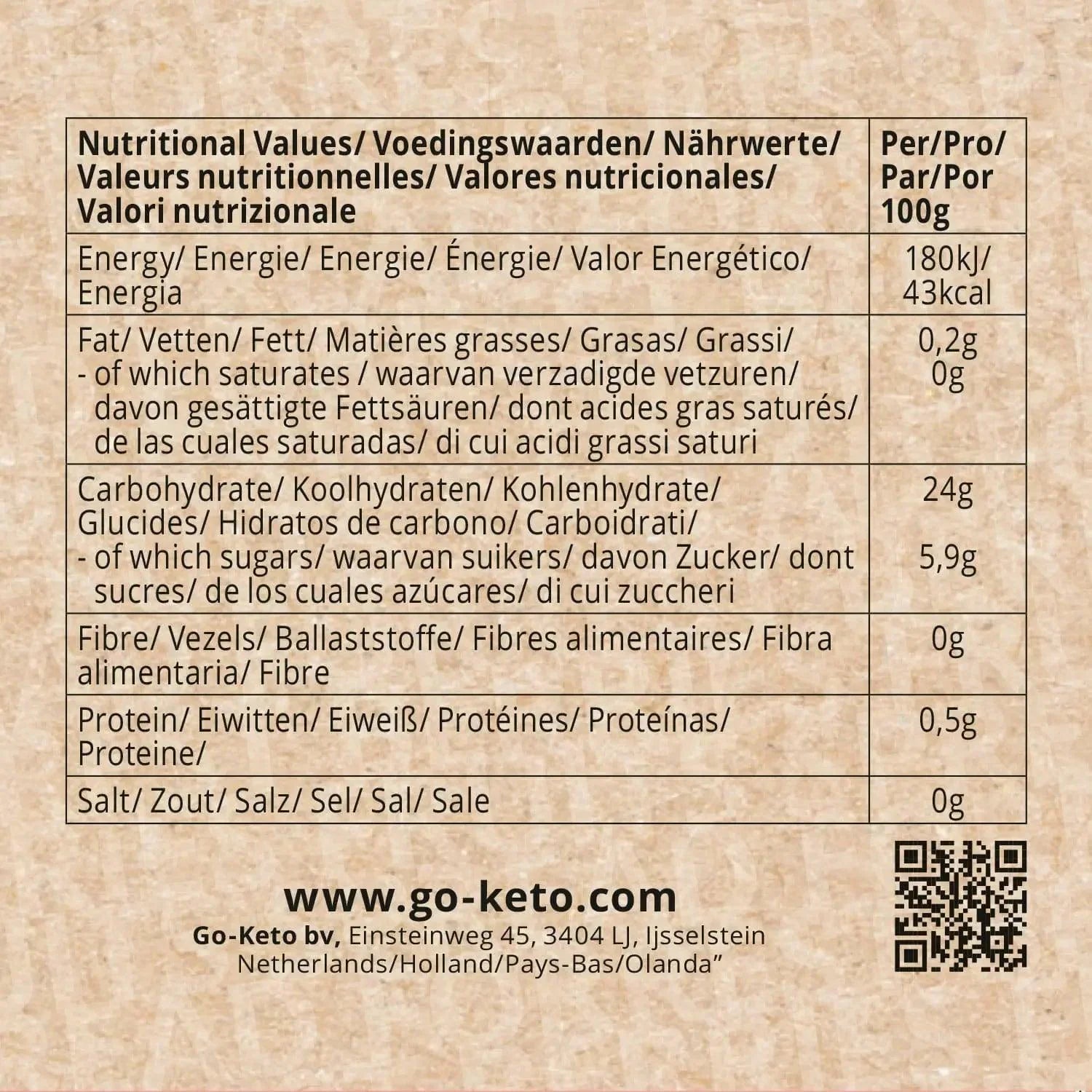 Keto Fruit Spread Strawberry Go-Keto 200g go-keto  P-GKFSS-33
