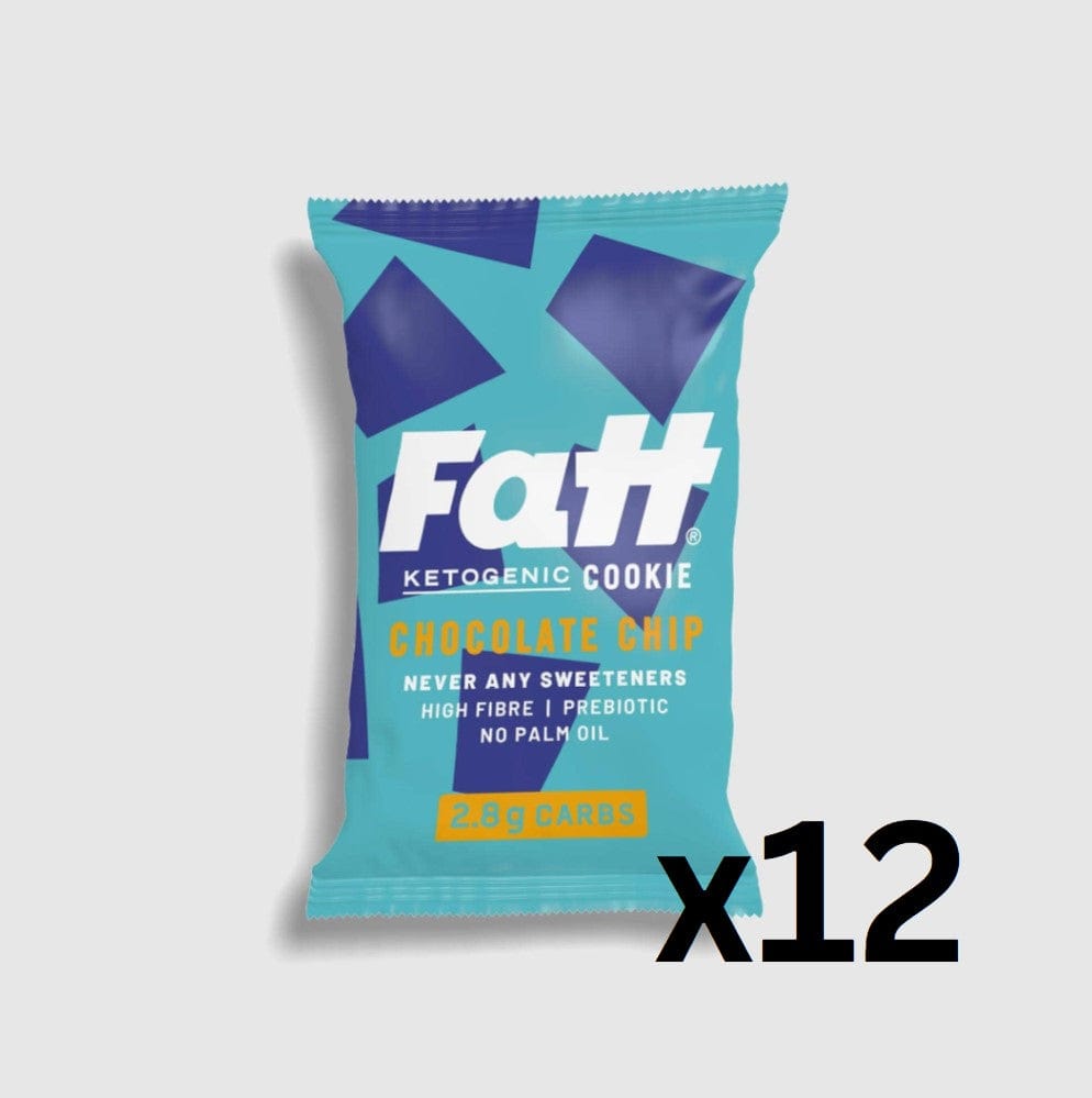 Live Fatt Keto Cookie Chocolate Chip Live Fatt 30g x12 01900030 Vital20