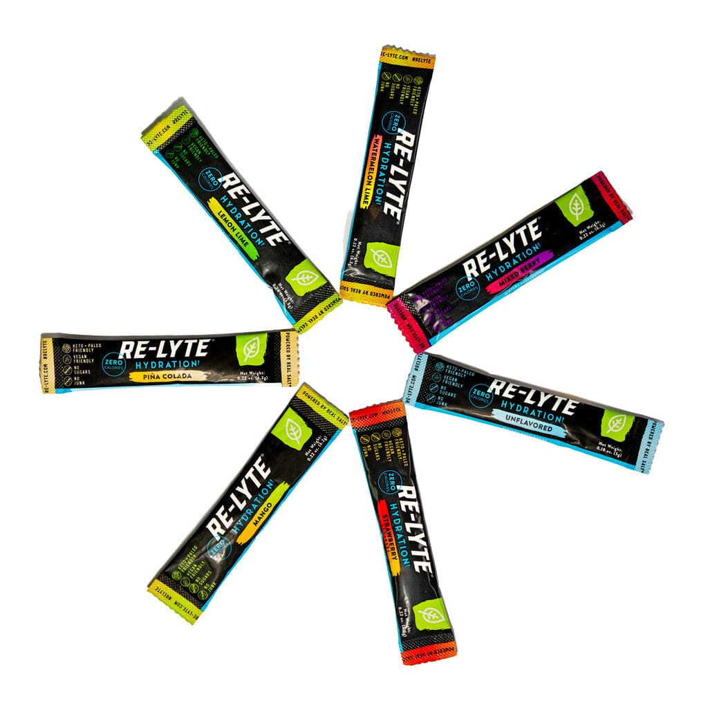 Electrolyte Hydration Drink Mix Variety Pack Re-Lyte x30 sticks - box of 6