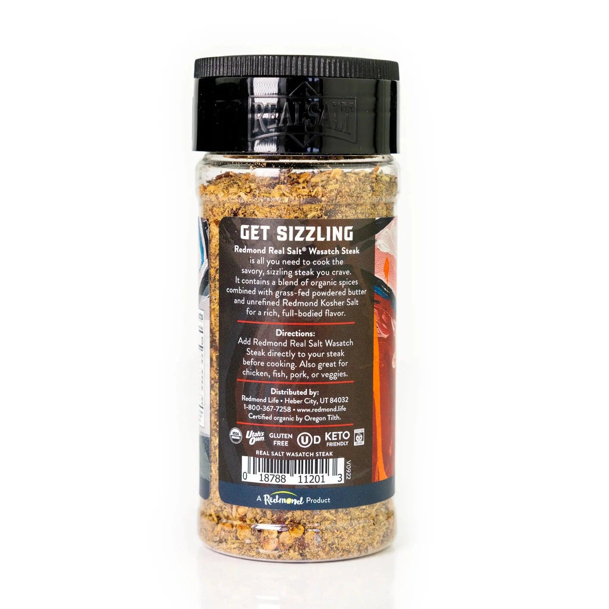 Real Salt Real Salt Seasonings Wasatch Steak Shaker 150g 03400027 Vital20